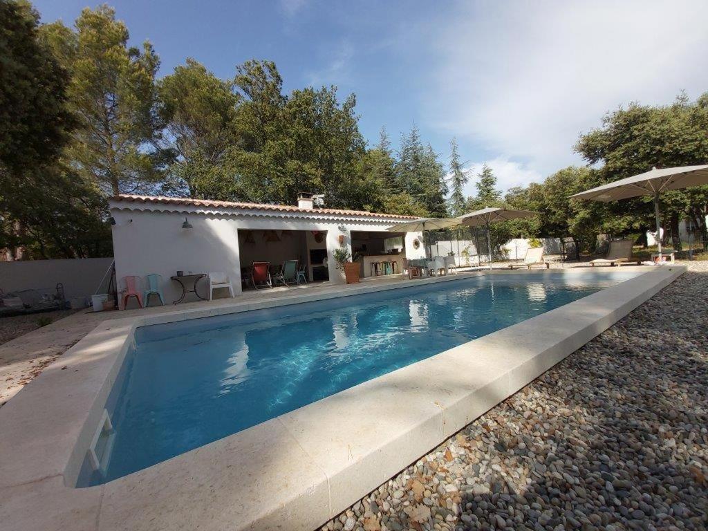 Gite Dans Les Pins Avec Piscine Villa Mazan Exterior photo