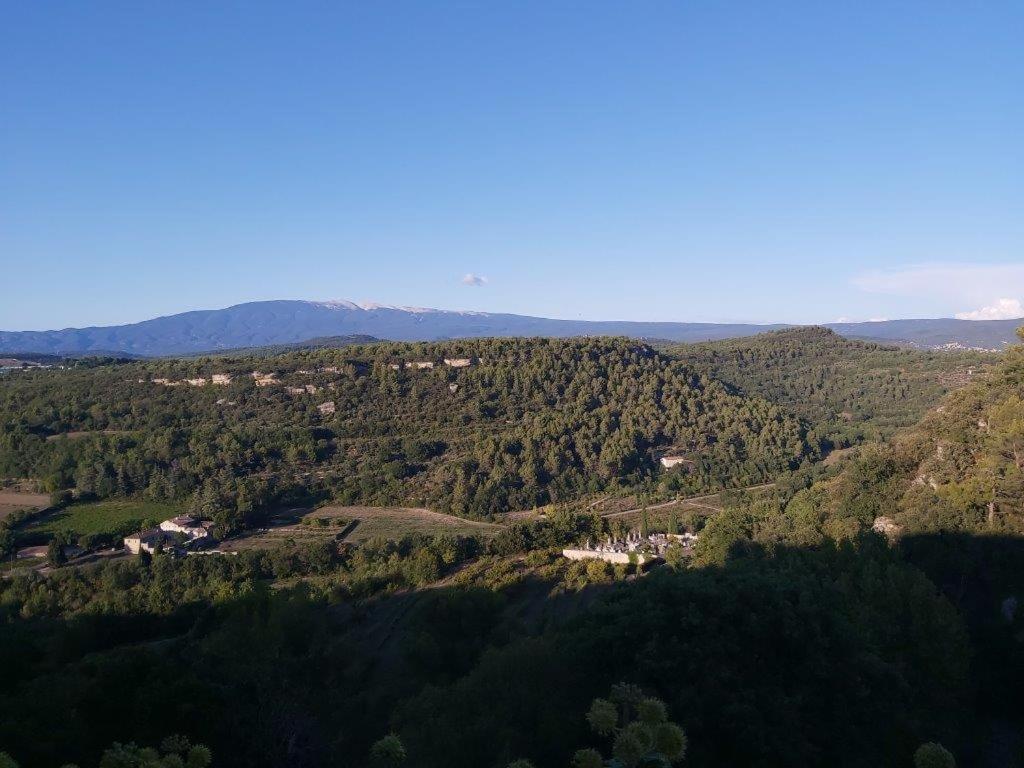 Gite Dans Les Pins Avec Piscine Villa Mazan Exterior photo